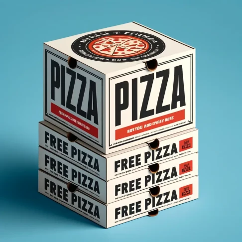White Pizza Boxes