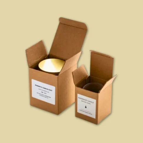 Kraft Candle Box