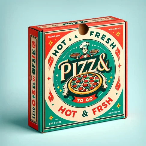 F-Flute Pizza Window Box