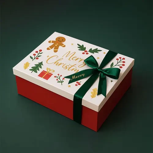 christmas lid and base gift boxes