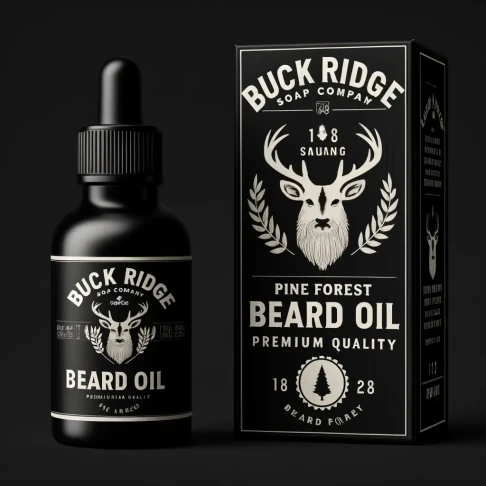 Custom Beard Oil Box