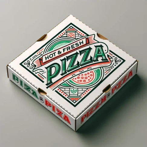 Custom White Pizza Boxes