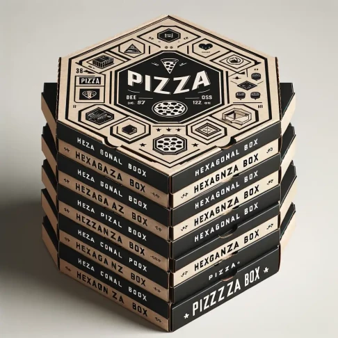 Custom Hexagonal Pizza Boxes