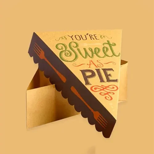 Sliced Pie Shape Boxes