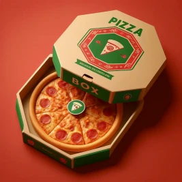 Custom Brown Pizza Boxes