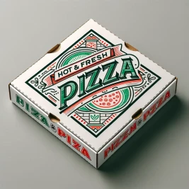 Custom White Pizza Boxes